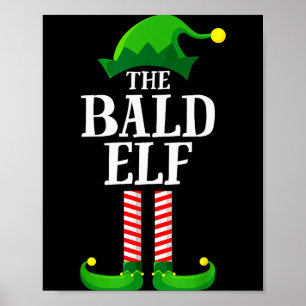 Poster Pijama de Natal de Família Correspondente Elfo Car