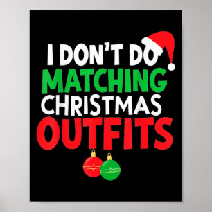Poster Pijama de Natal Familiar Eu Não Faço Cristo Corres