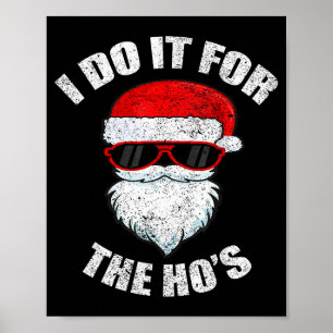Poster Pijama sujo safado Natal adulto engraçado, Ho Pj,