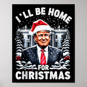 Poster Pijamas Divertidos de Natal do Papai Noel Estarei