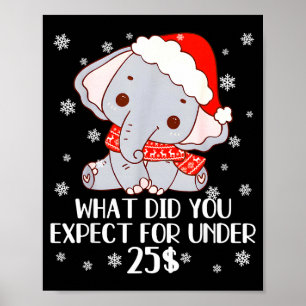 Poster Pijamas Engraçados Elefante Branco Para Adultos Me