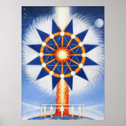 Pôster Pilar de Fogo e Vontade Espiritual