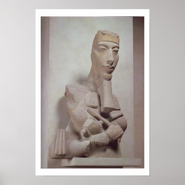 Poster Pilar de Osirid de Akhenaten (1365-1349 a.C.) do (Frente)