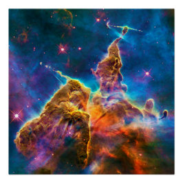 Pôster Pilar e Jatos na Nebulosa Carina