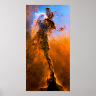 Poster Pilar Estelar da Nebulosa da Águia Foto Espacial N