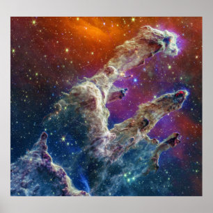 Poster Pilares da Creation Eagle Nebula M16 NGC 6611 JWT