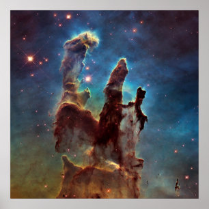 Poster Pilares da Criação da Nebulosa HDR