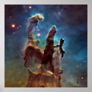 Poster Pilares da Criação da Nebulosa HDR
