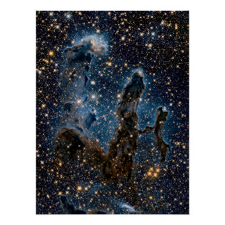 Pôster "Pilares da Criação" na Nebulosa da Águia - Posto