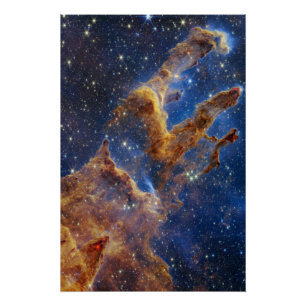 Pôster Pilares da criação parecem T-Rex