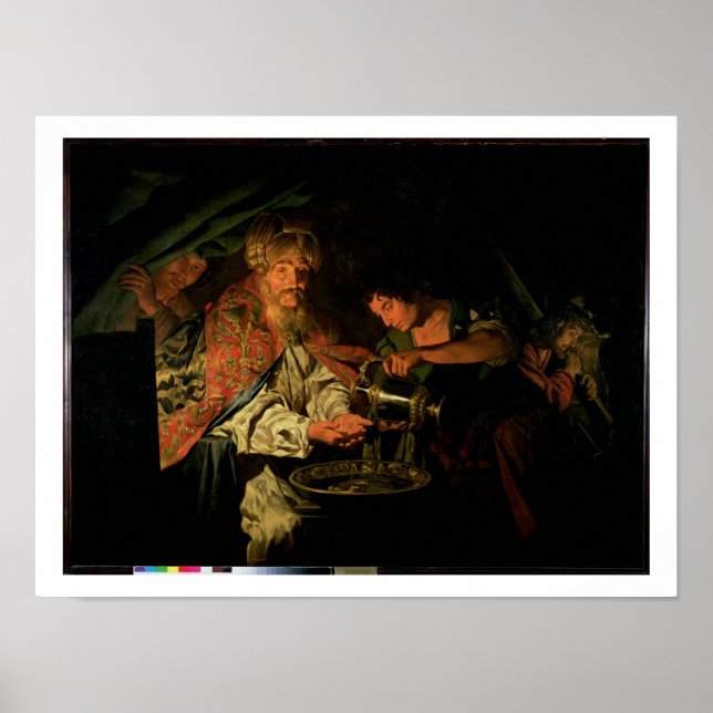 Pôster Pilate Washing his Hands (oil on canvas) (Frente)