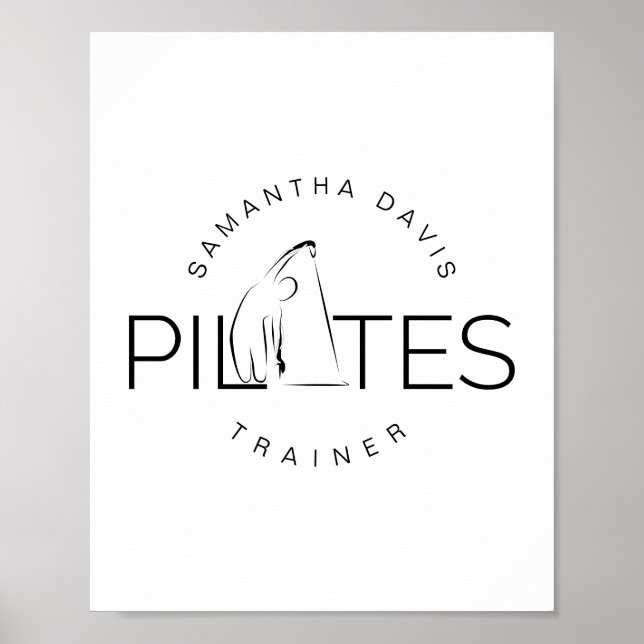 Poster Pilates Instructor Pilates trainer  (Frente)