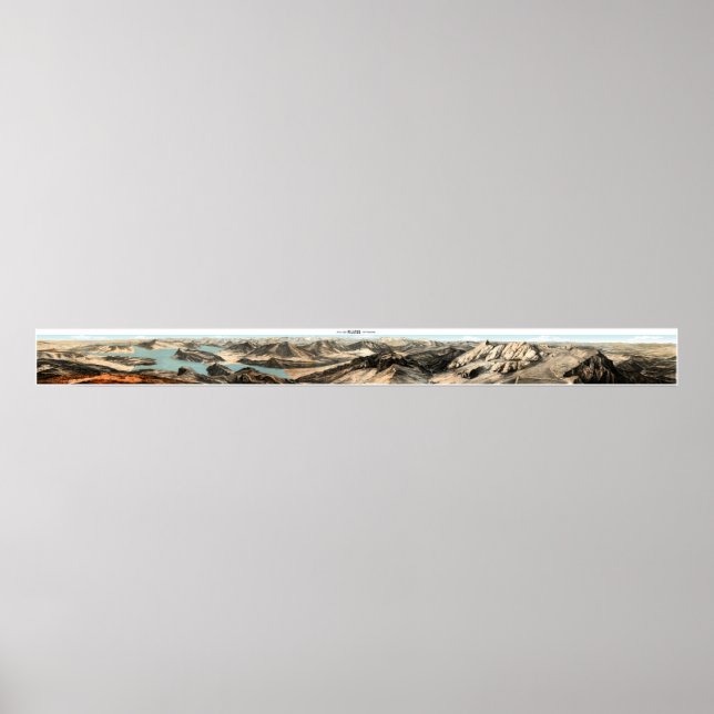 Poster PILATUS Swiss Alps 360° Panorama (Frente)
