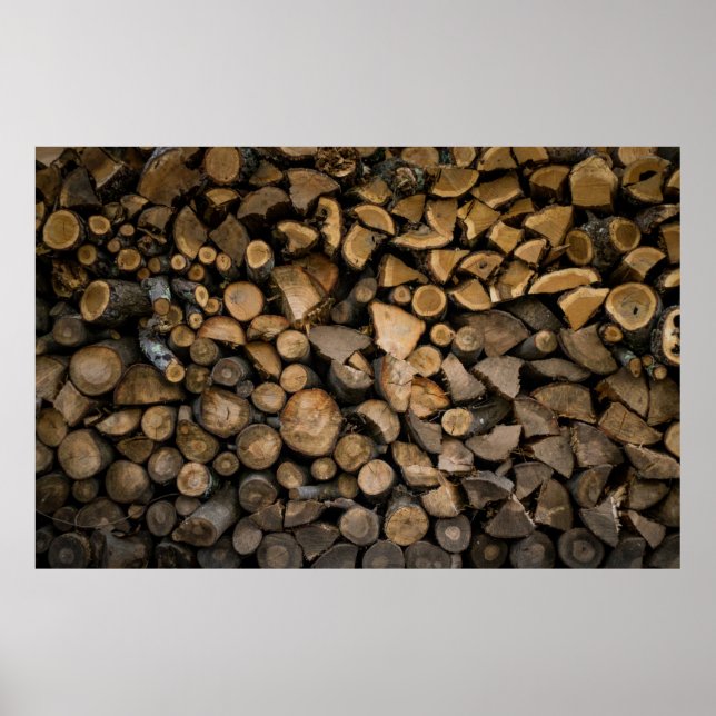 Poster Pilha de lenha (Frente)