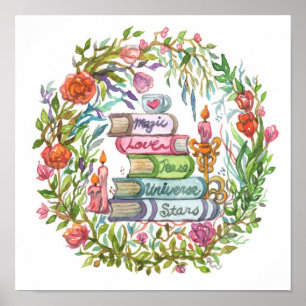 Poster Pilha de Livros