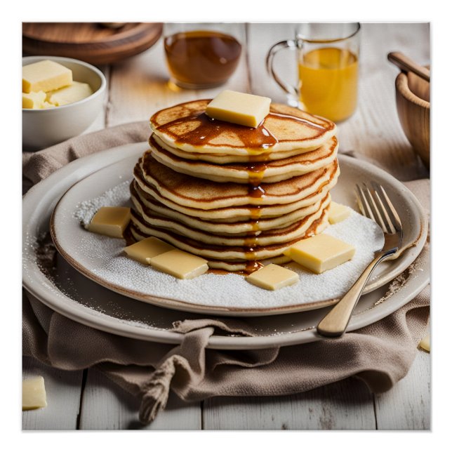 Pôster Pilha de Panquecas (Frente)