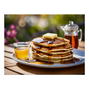 Pôster Pilha De Panquecas