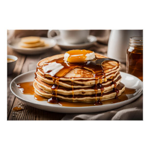 Pôster Pilha De Panquecas