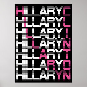 Poster pilha do tipo clinton hillary