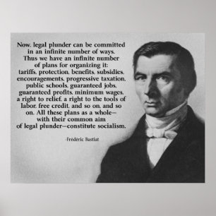 Poster Pilhagem legal de Frederic Bastiat