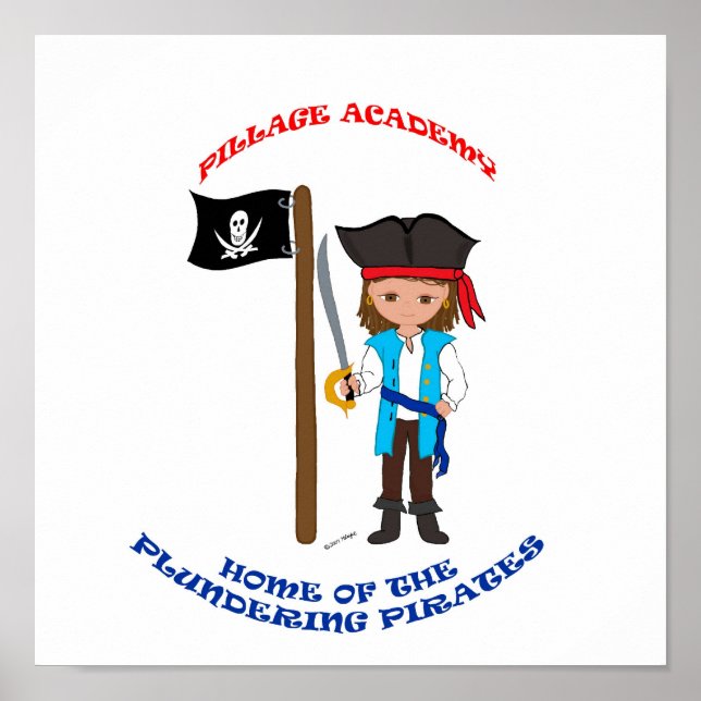 Poster Pillage Academy Thaddeus (Frente)
