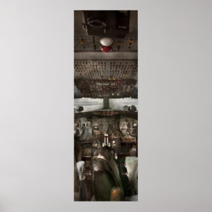 Poster Piloto - cabina do piloto - nós precisamos um