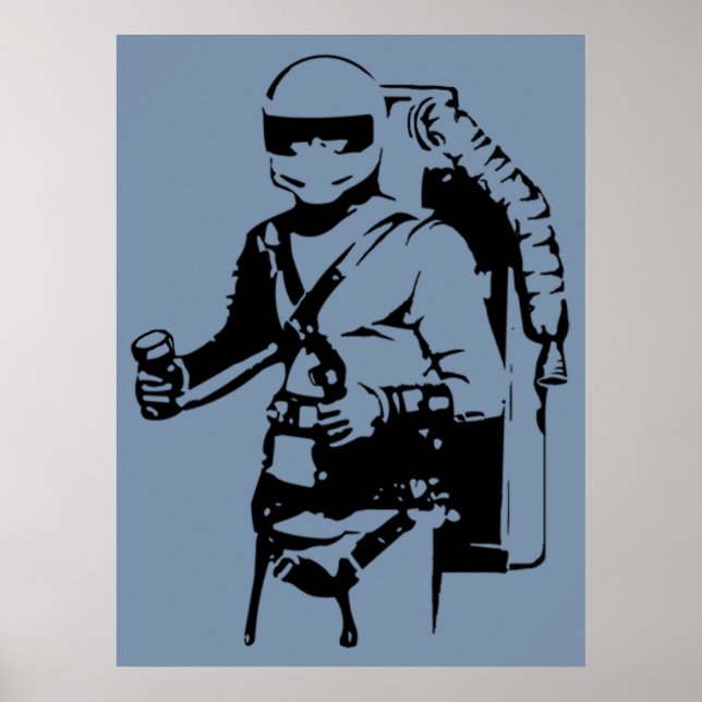 Poster piloto Jetpack (Frente)
