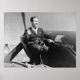 Pôster Piloto RAF dinamarquês