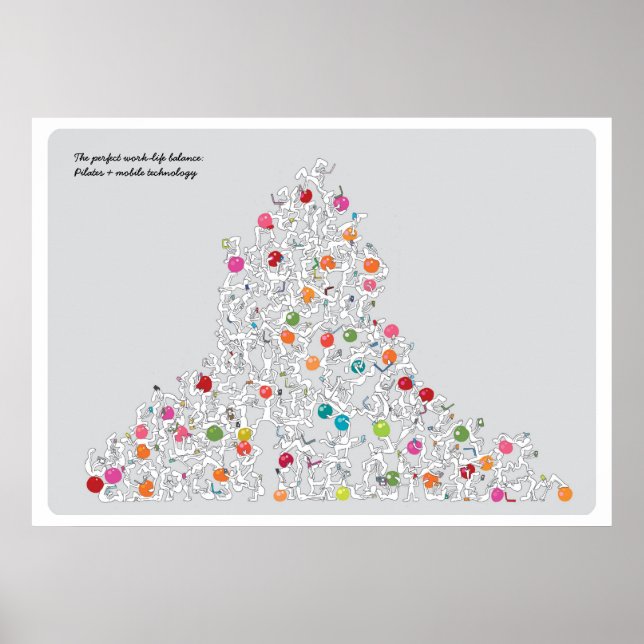 Poster Pilotos com Canvas de tecnologia móvel (Frente)