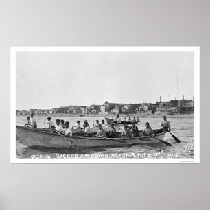 Poster Pilotos Nome de Oomiak, Alaska 1915