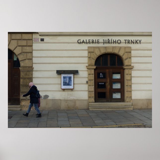 Poster Pilsen, República Checa - Galeria de Trnka Jiří (Frente)