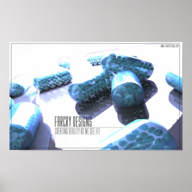 Pôster Pílula de design para corrigir o que é o Ail (Frente)