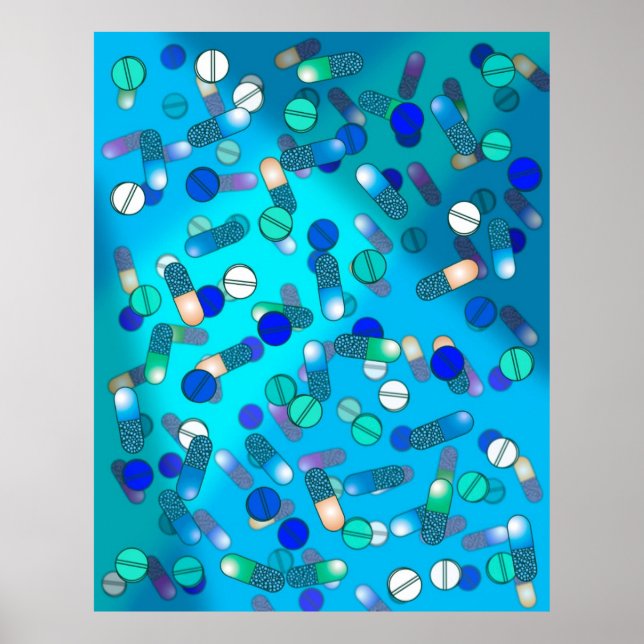 Pôster Pílulas azuis (Frente)