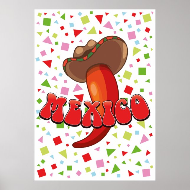 Poster Pimenta México Chilli festa fofa (Frente)
