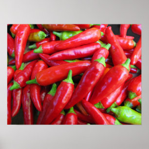 Pôster Pimentas da malagueta picante