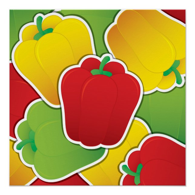 Pôster Pimentos (leveduras) (Frente)