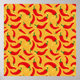 Poster Pimentos quentes
