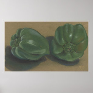 Poster Pimentos verdes