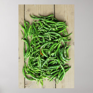 Pôster Pimentos verdes