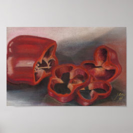 Pôster Pimentos vermelhos