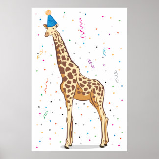 Poster Pin the Tail on the Giraffe (24x36)