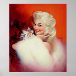 Poster Pin-up de Posicionamento de Platinum Blonde