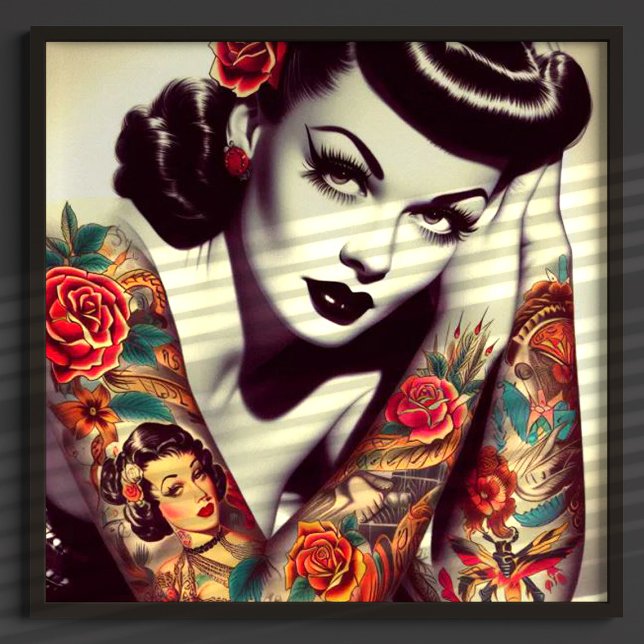 Poster Pin-up do Glam Retro (Criador carregado)