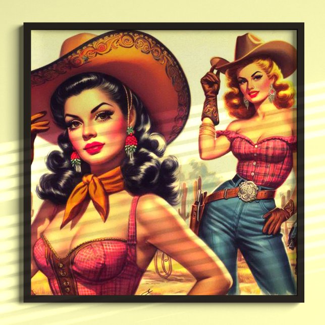 Poster Pin-up do País Ocidental (Criador carregado)