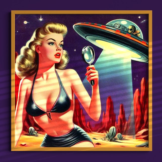 Poster Pin-up do Ufo (Criador carregado)
