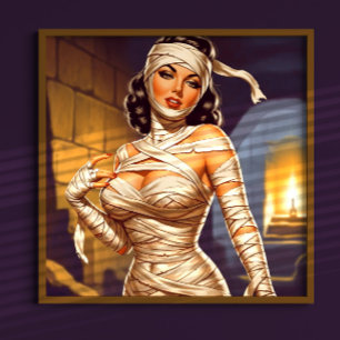 Poster Pin-up Múmia Vintage
