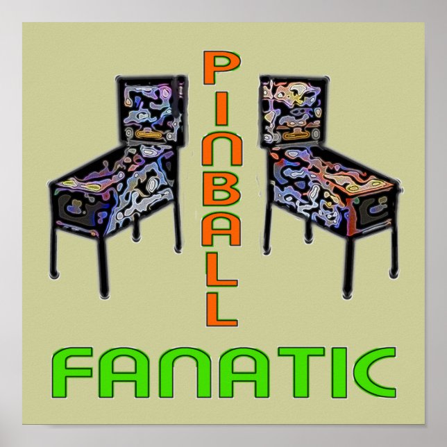 Poster Pinball Fanatic (Frente)