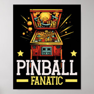 Poster Pinbyll Machine Arcade Game Gamer Clique em Vídeo 