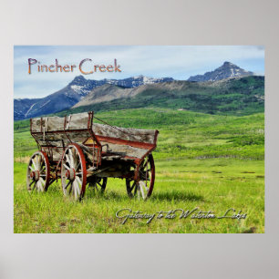 Poster Pincher Creek Alberta