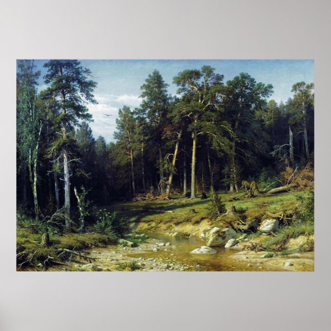 Poster Pine Forest in Viatka Province (Frente)